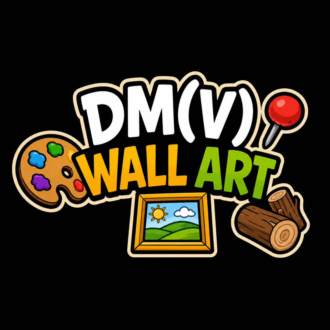 Wall Art DMV logo